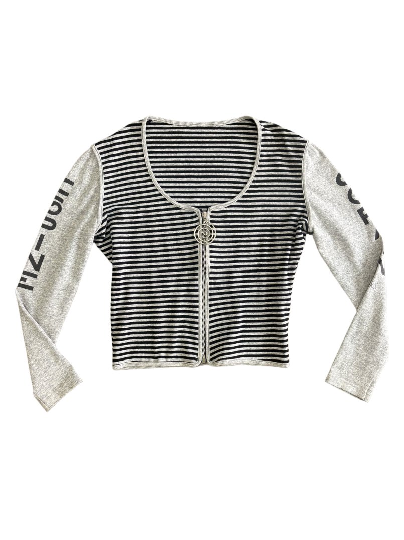 COP COPINE SPIRAL ZIP TOP (M)