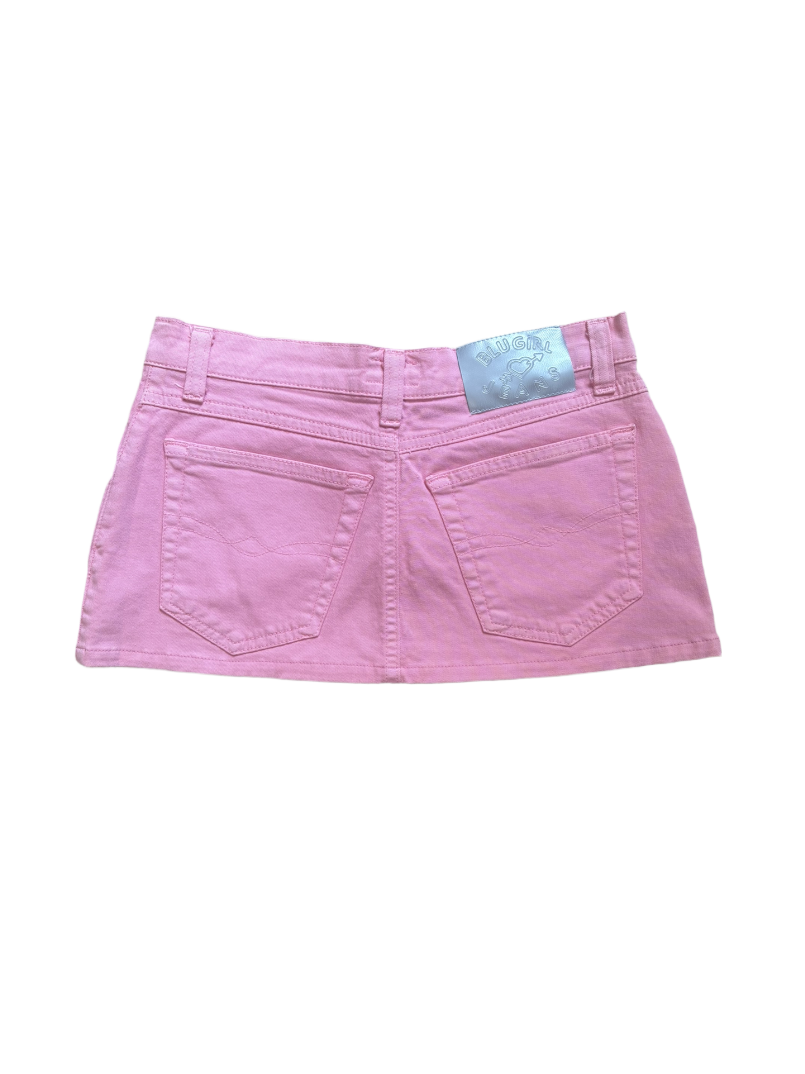 BLUGIRL BLUMARINE PINK MICRO SKIRT (XS)