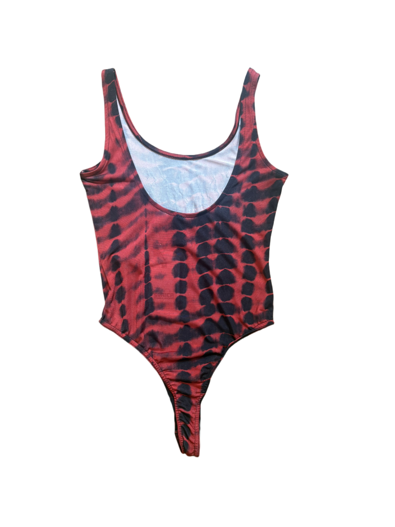 VINTAGE ROCK BAND BODY SWIMSUIT (XS)