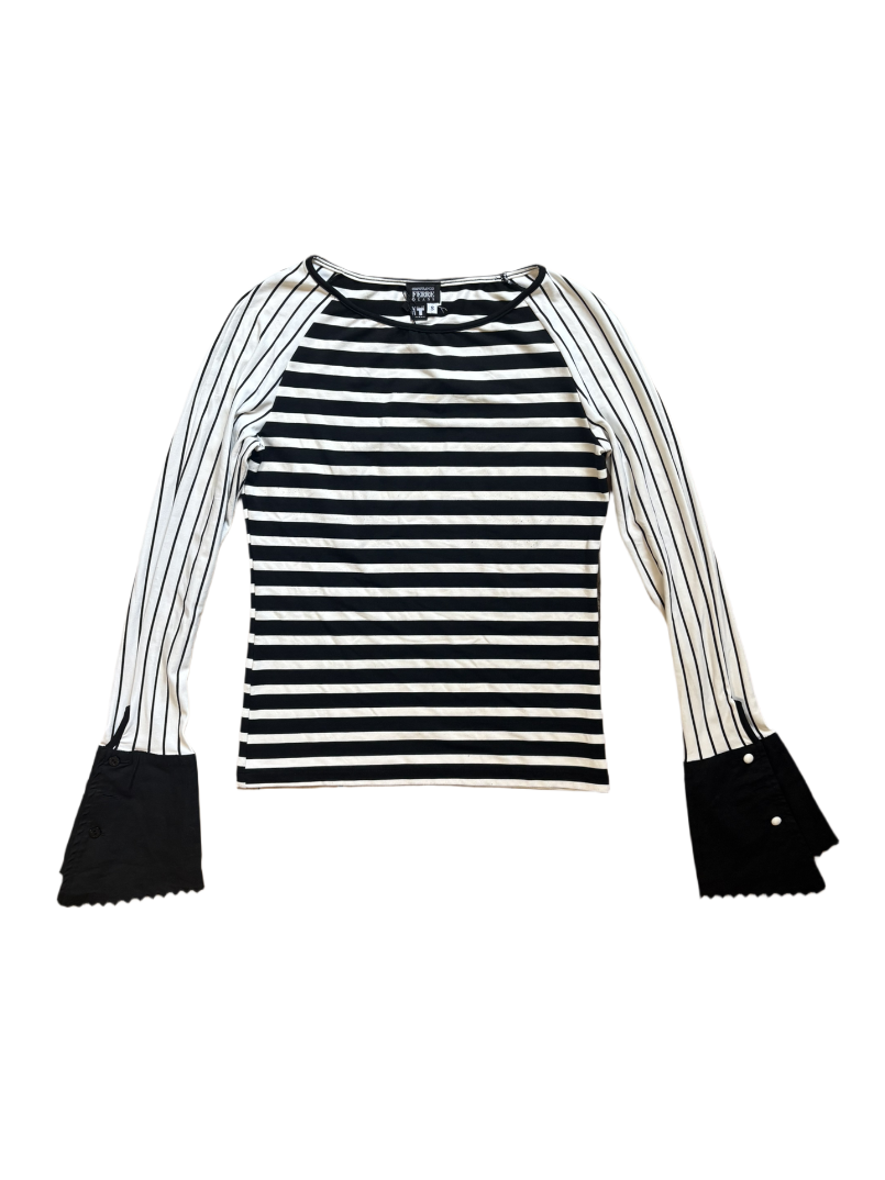 GIANFRANCO FERRE STRIPED LONG SLEEVES (S)