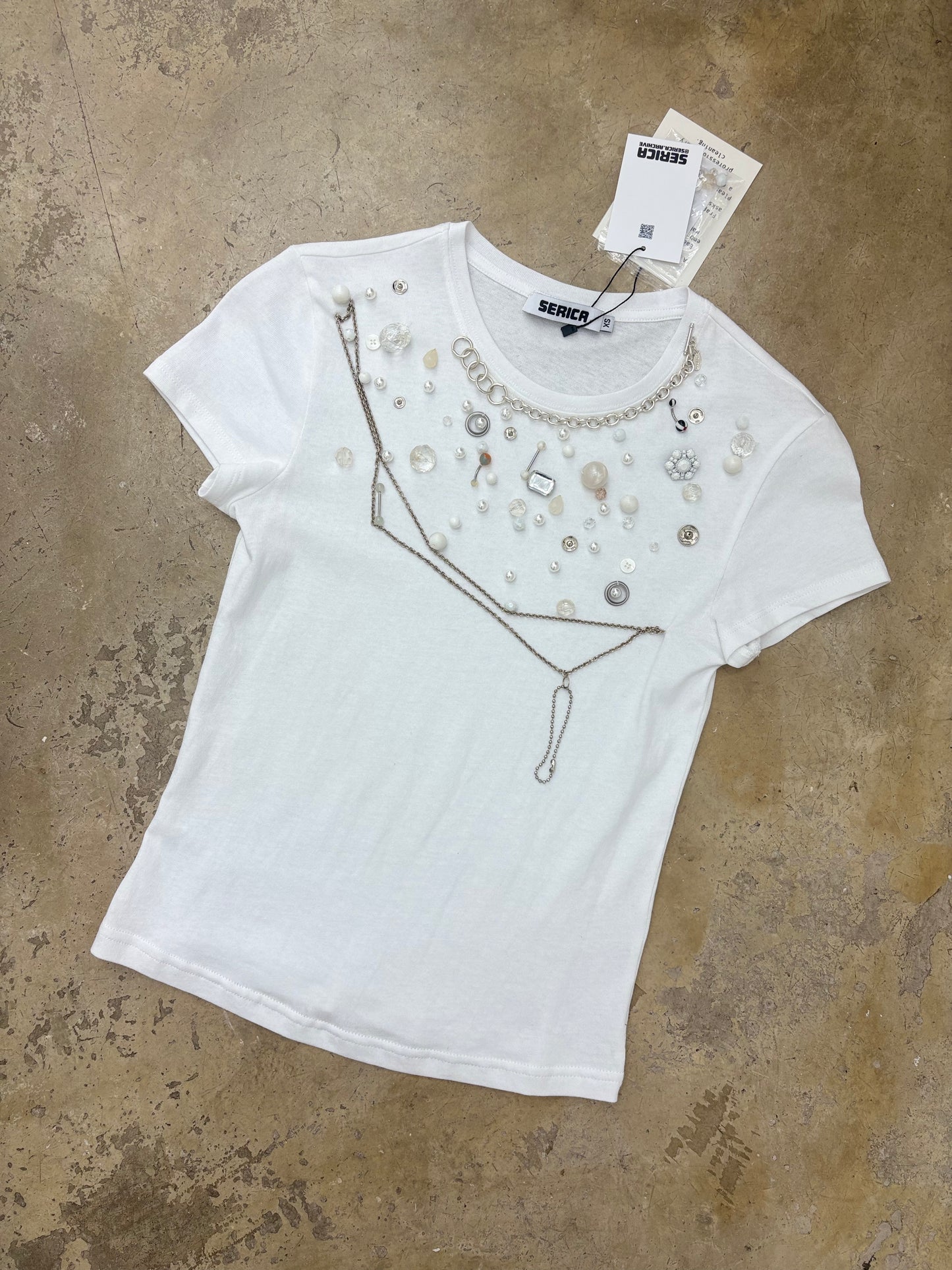 SERICA Upcycled Charms T-Shirt (XS)