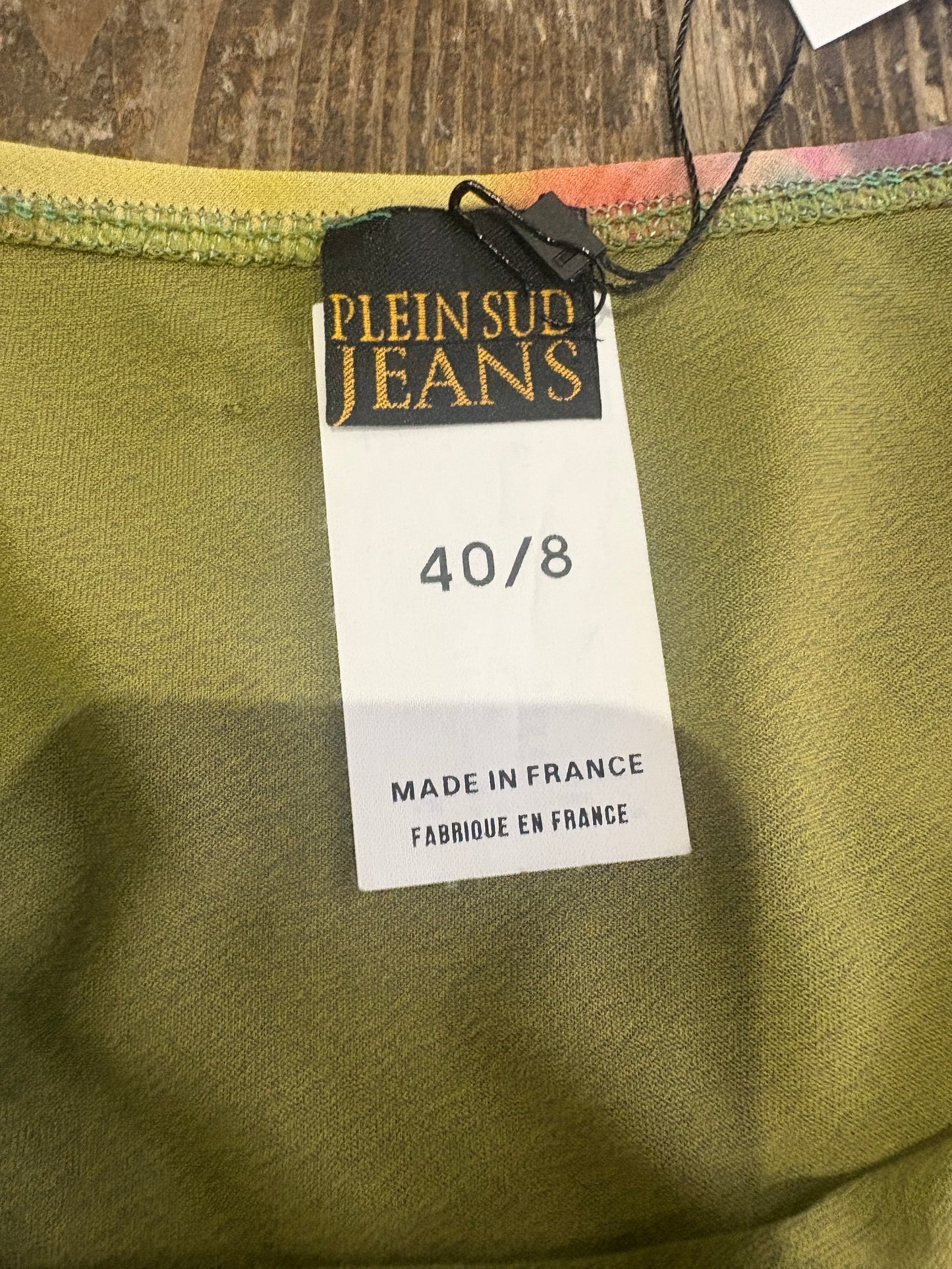 PLEIN SUD TIE DYE SILK SKIRT (S)