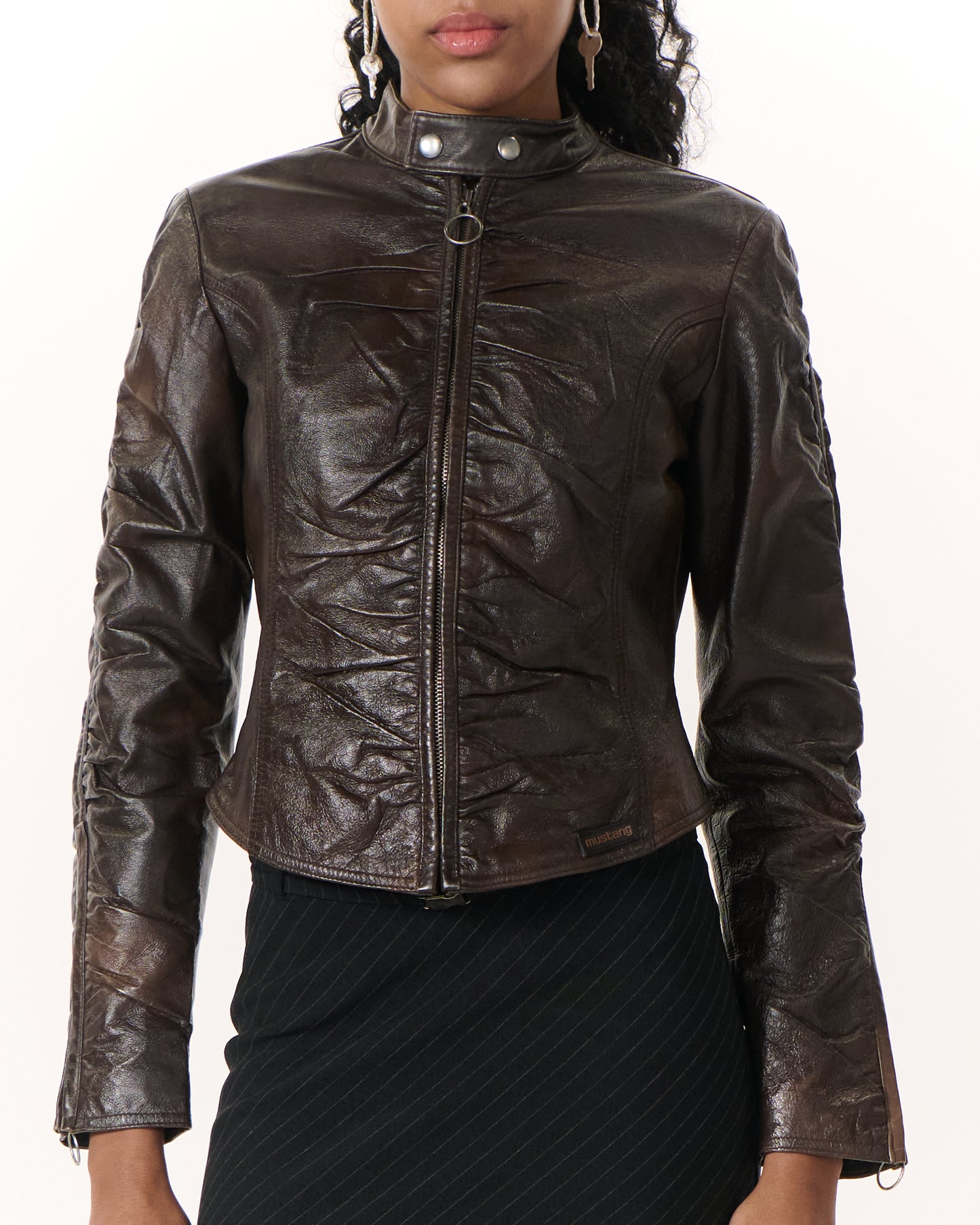 BLOUSON EN CUIR MUSTANG