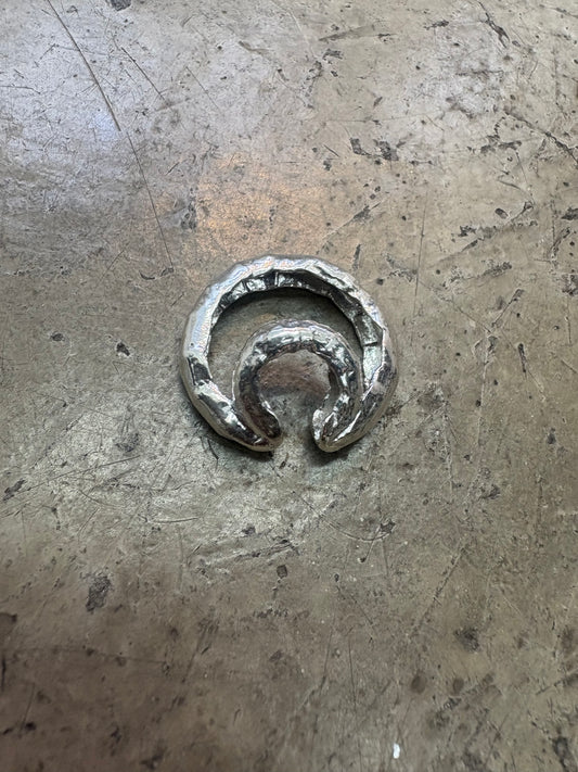 DOUBLE EARCUFF STERLING SILVER