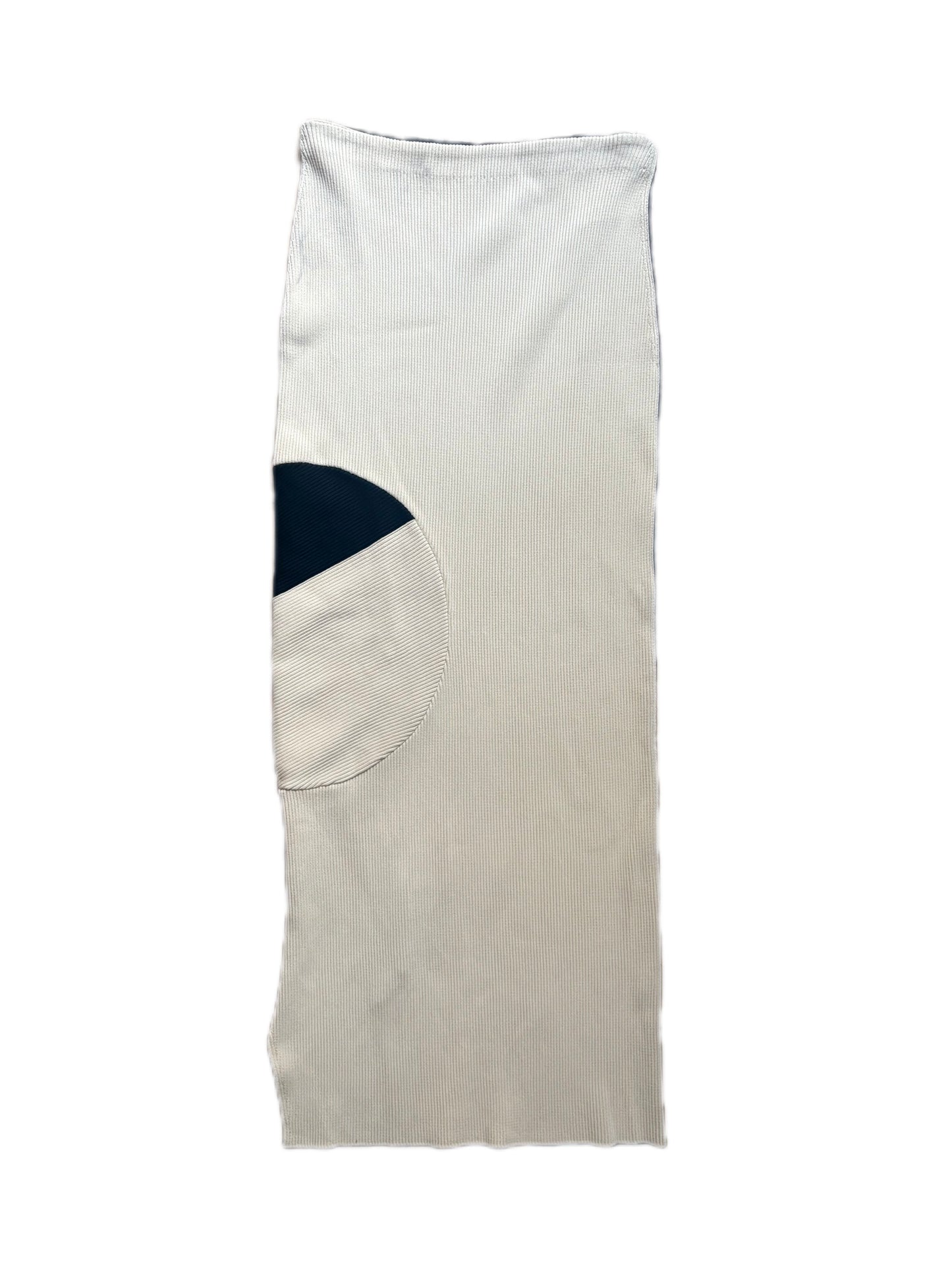 OFF WHITE RIBBED SKIRT (M)