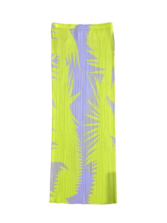 PLEATS PLEASE ISSEY MIYAKE NEON LONG SKIRT (S)