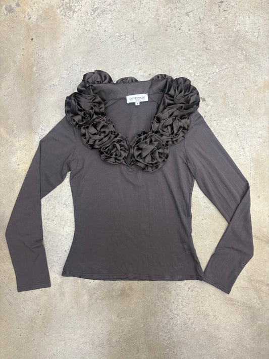 VINTAGE FLOWERS TOP (M)