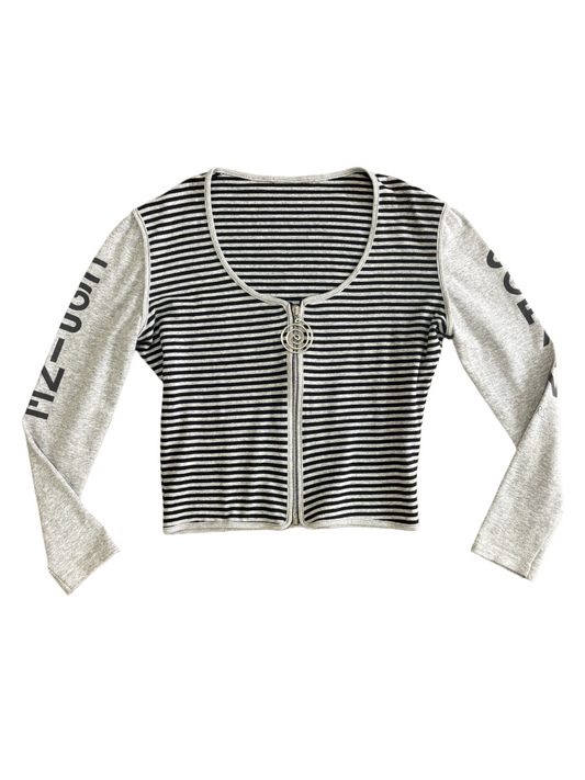 COP COPINE SPIRAL ZIP TOP (M)
