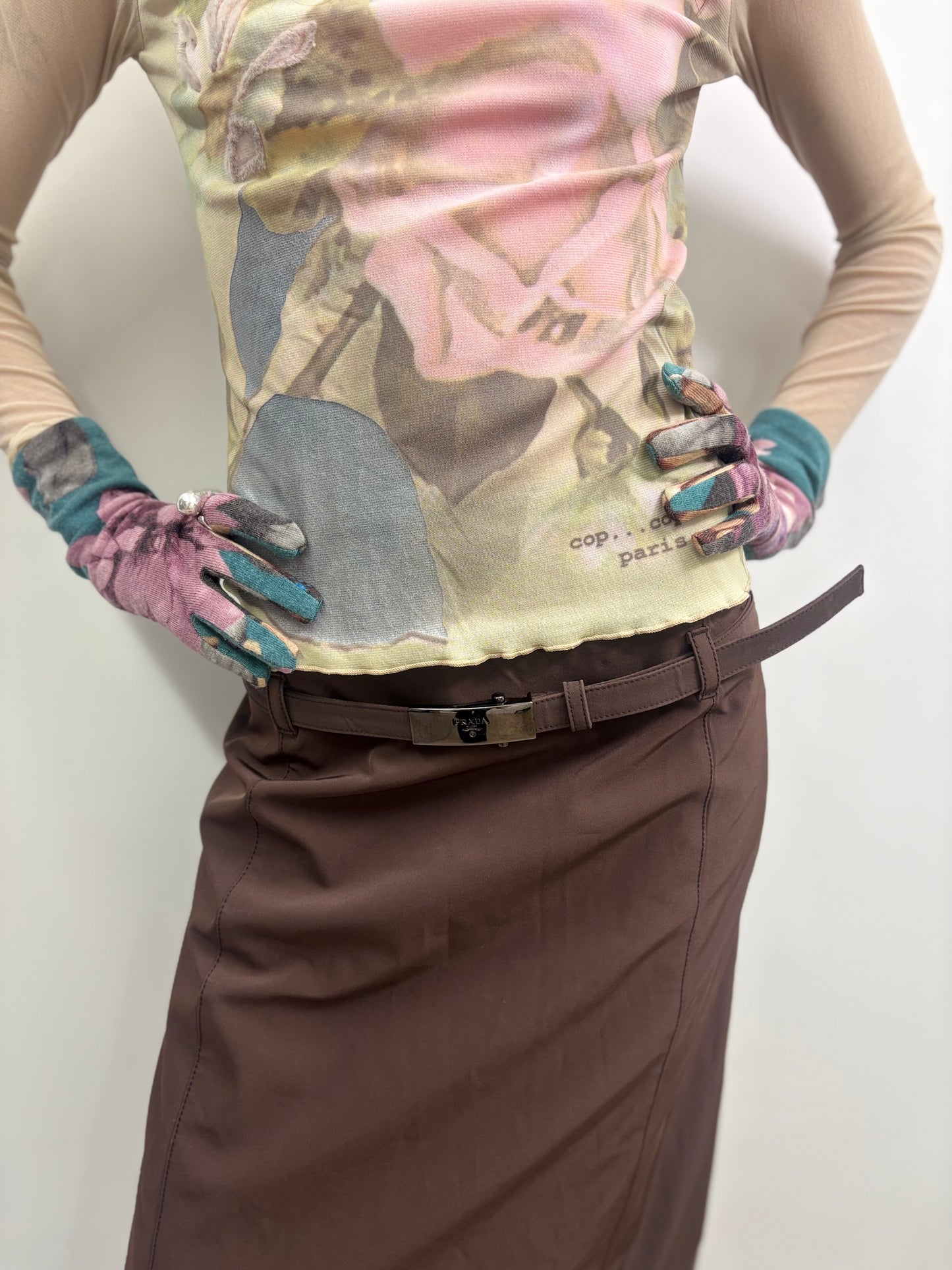 DOLCE&GABBANA WOOL GLOVES (M)