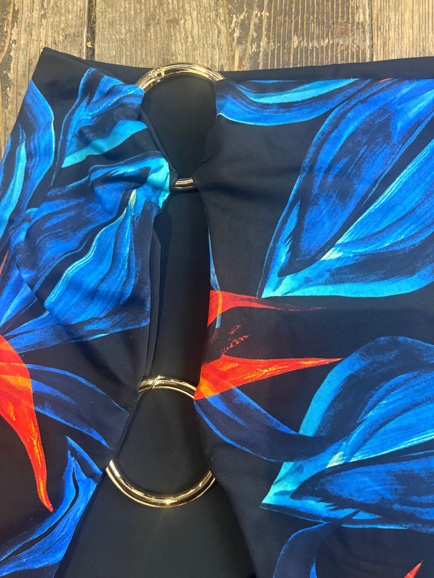 LOUISA BALLOU FLORAL MINI SKIRT (S)