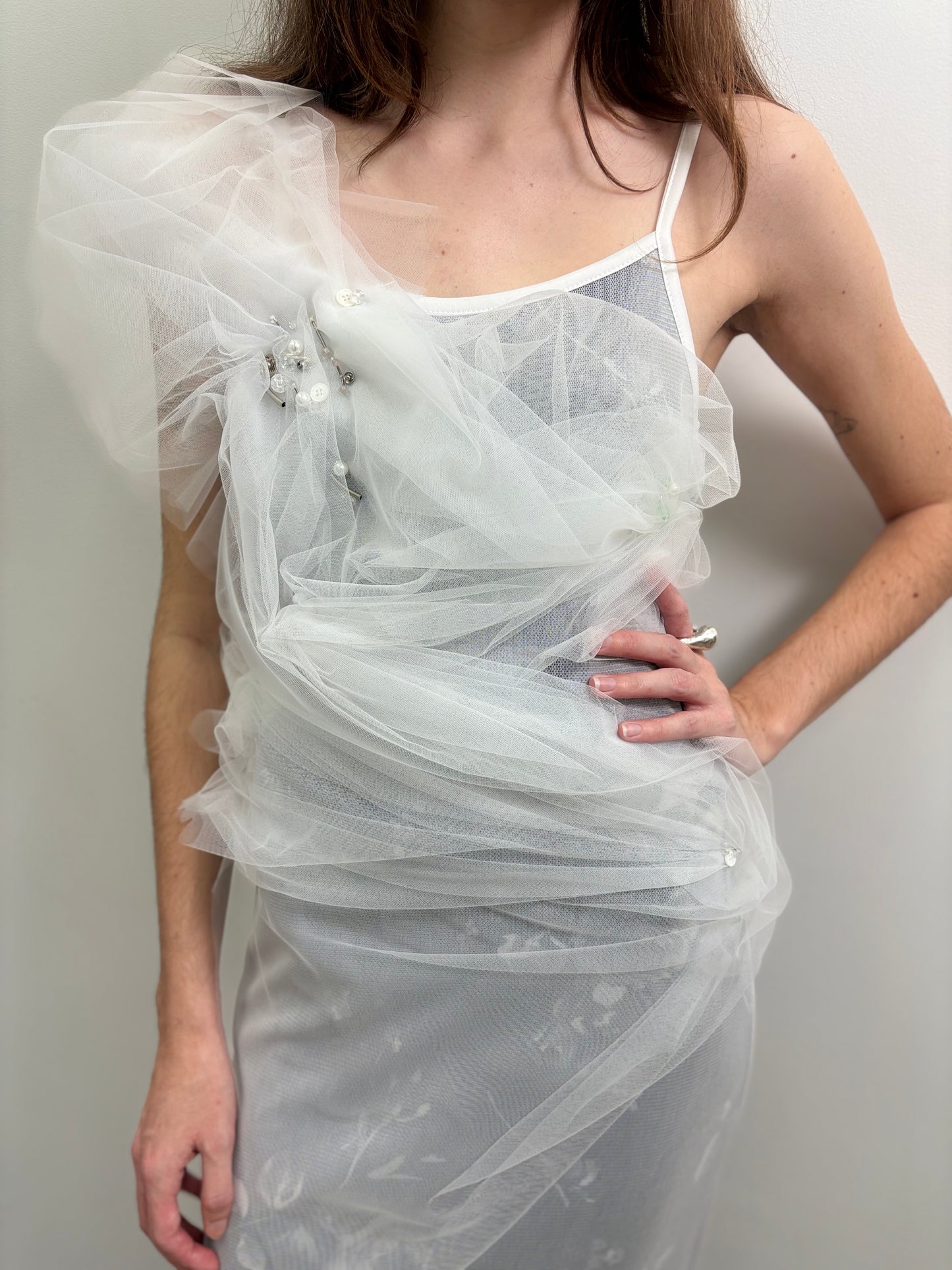 UPCYCLED CLOUD DRESS (S/M)