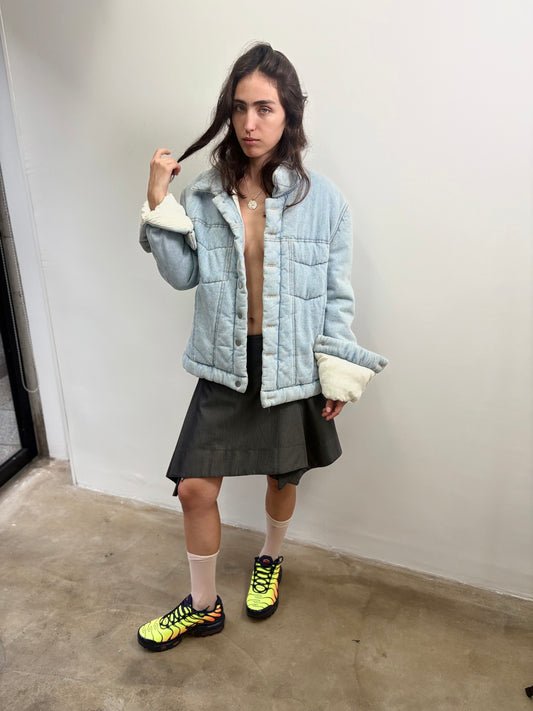 Y/PROJECT DENIM PUFFER JACKET (46MEN)