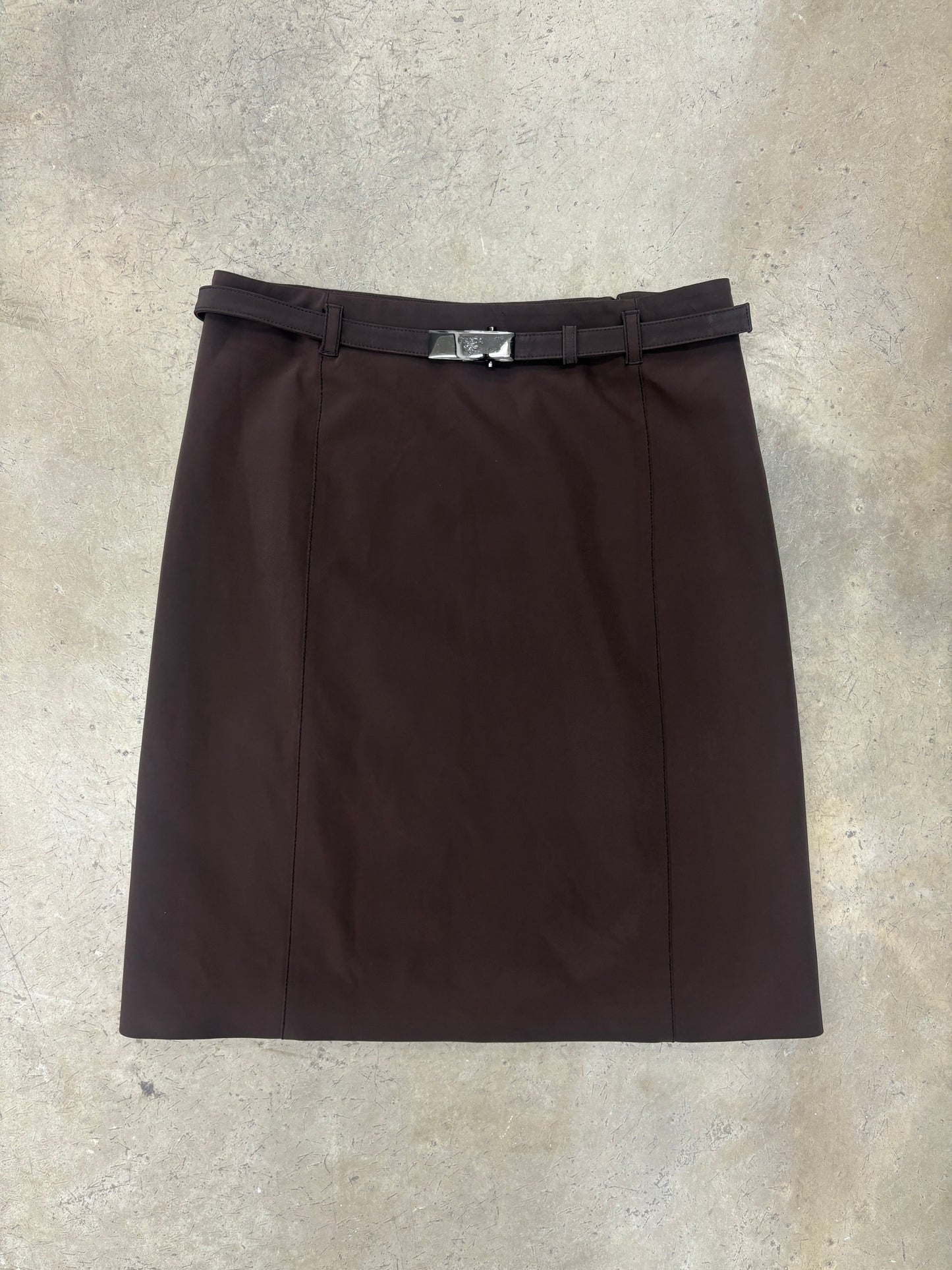 PRADA BROWN SKIRT (M)