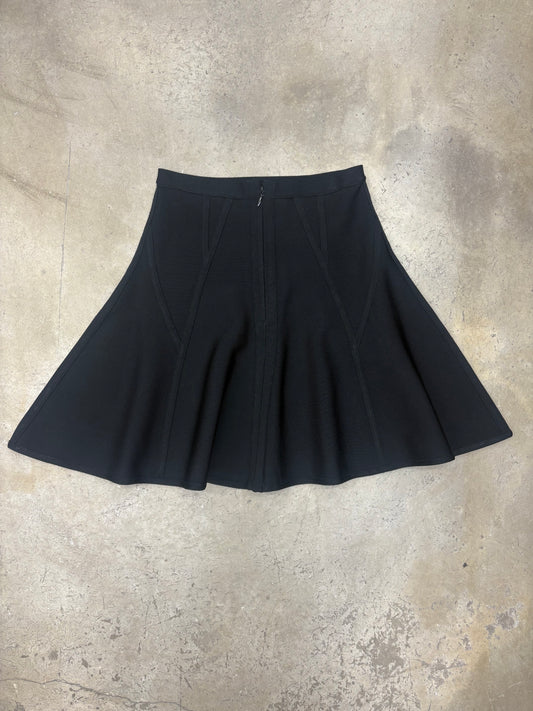 HERVE LEGER KNIT SKIRT (S)