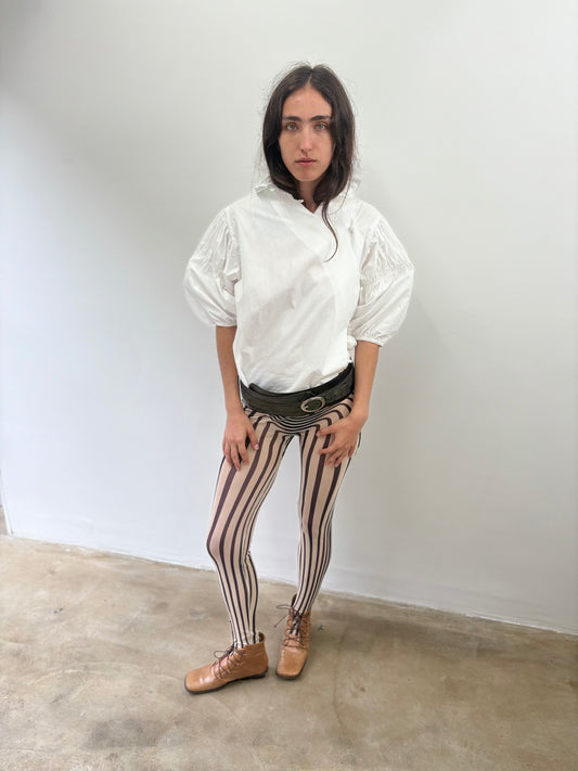 JEAN PAUL GAULTIER MESH LEGGINGS (XS)