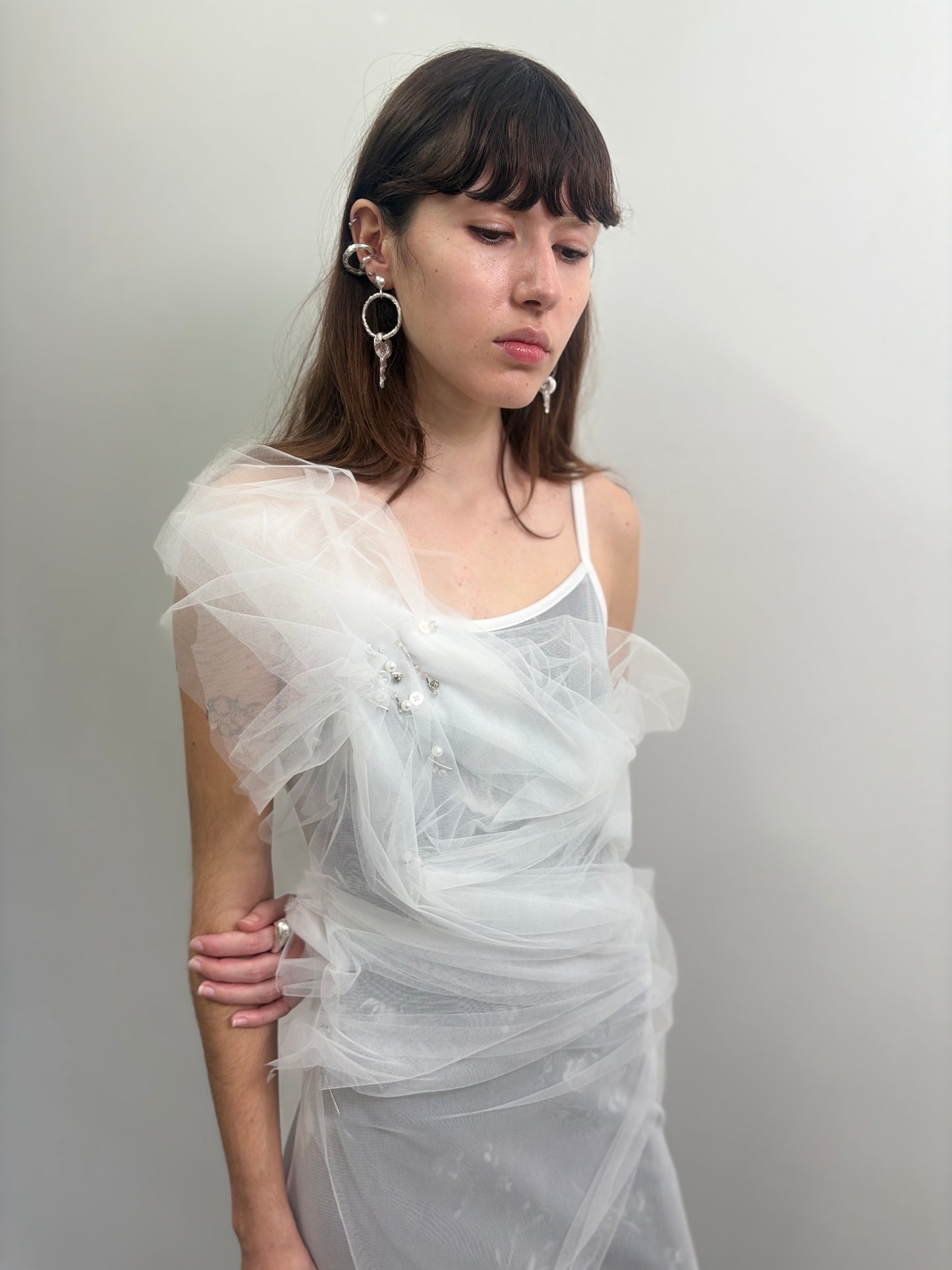 UPCYCLED CLOUD DRESS (S/M)