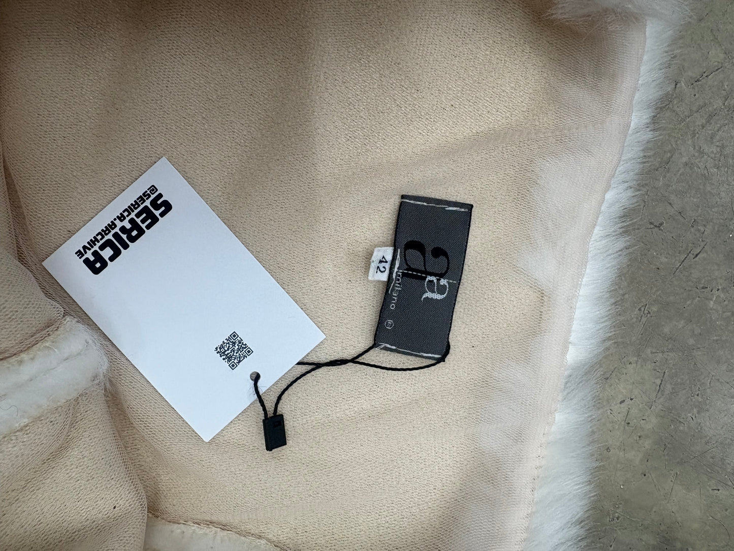 ALESSANDRO DELL’AQUA FAUX FUR BUSTIER (M)