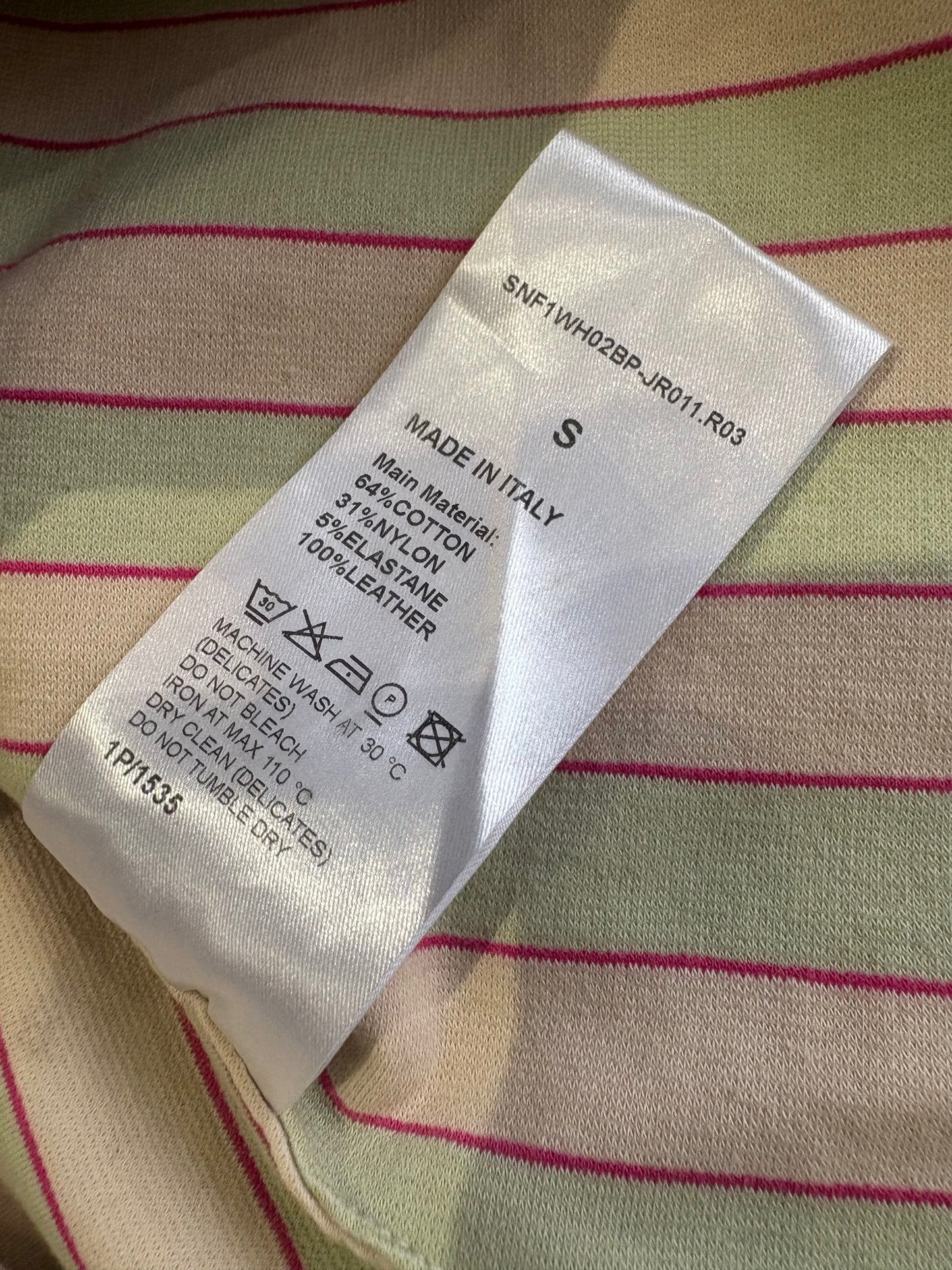 SUNNEI RUNWAY GLOVE DETAIL TOP (S)