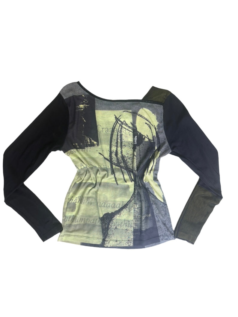 COP COPINE GRAPHIC MESH TOP (M)