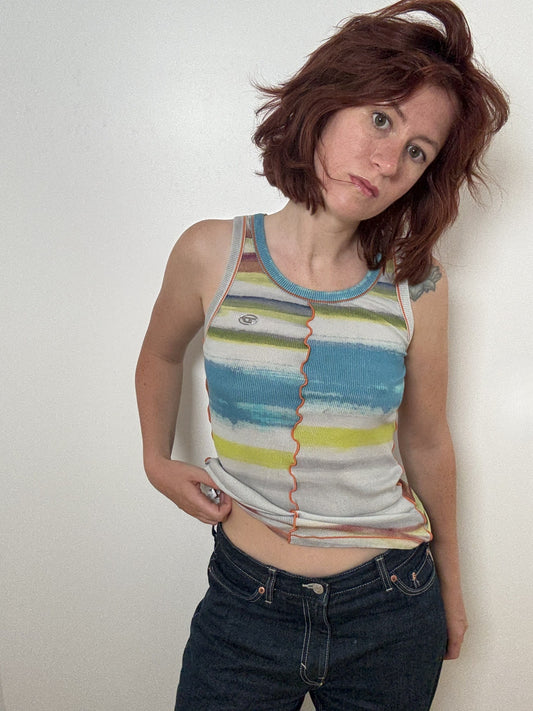DIESEL MULTICOLORED TANK TOP (S)