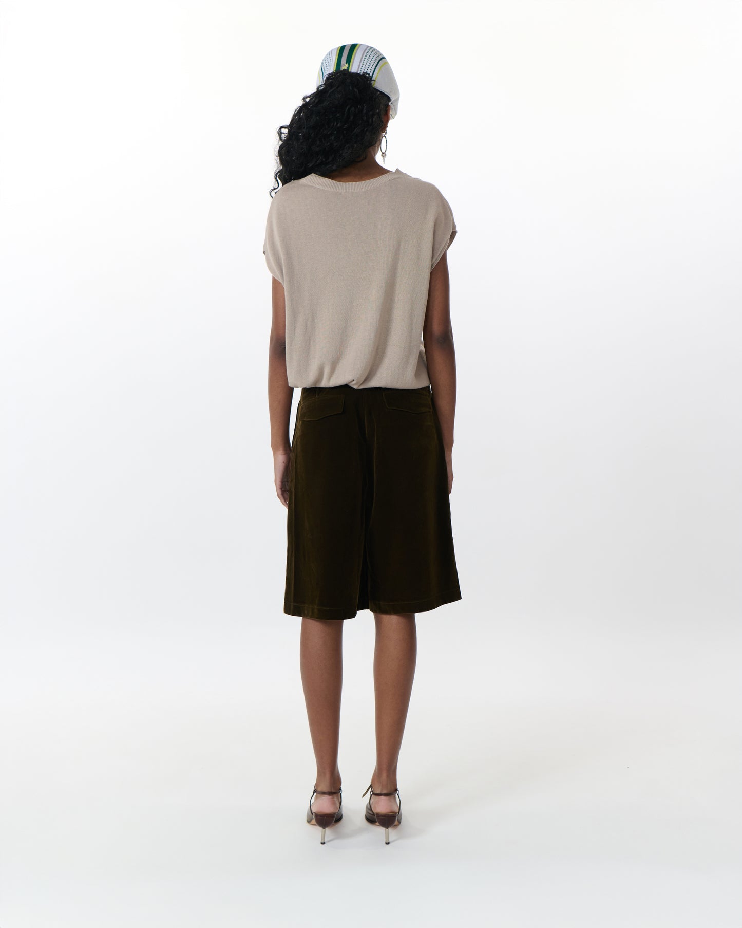 SHORT EN VELOURS